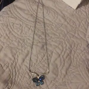 Butterfly Crystal Necklace